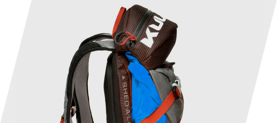Shed-A-Layer and strap down on the Micro Pack from Kulkea