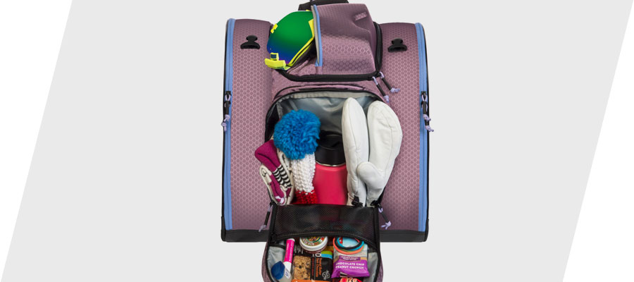 Kulkea Powder Trekker Ski Boot Bag Intuitive Packing System