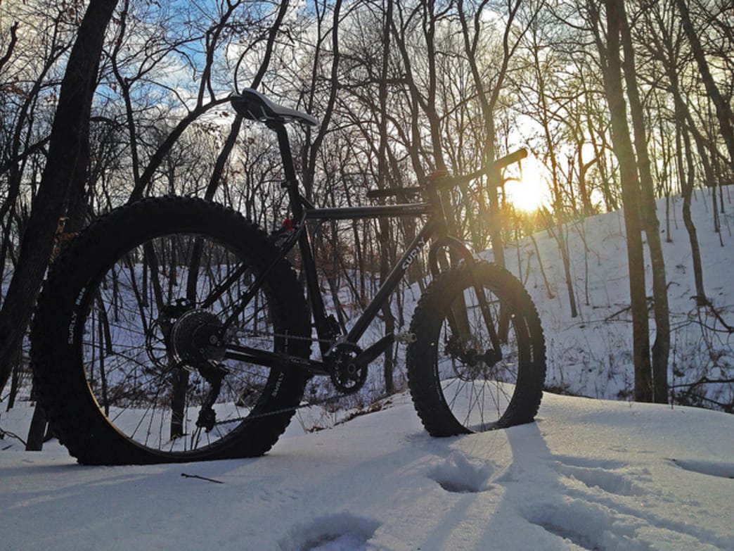 Fat biking is a rapidly-growing sport that allows cyclists to explore snowy backcountry terrain.