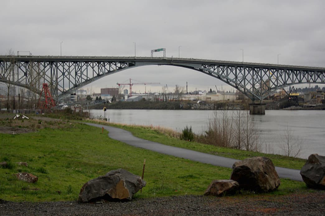 The Ross Island area is great for paddling&mdash;even when it's raining