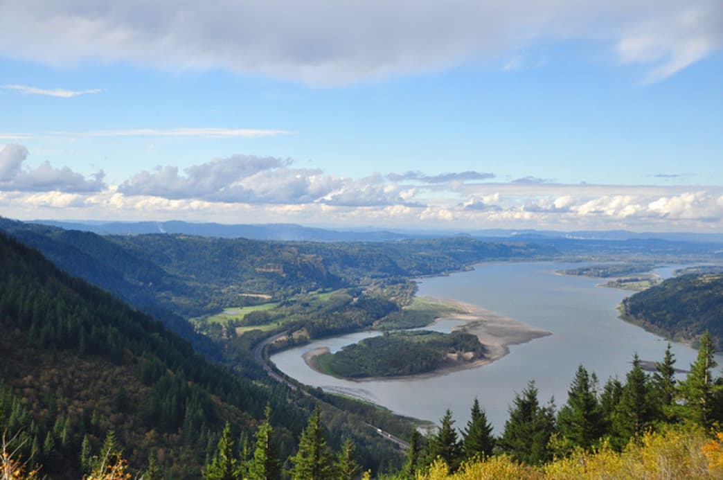 The views from Angel's Rest are among the best in the Columbia River Gorge.