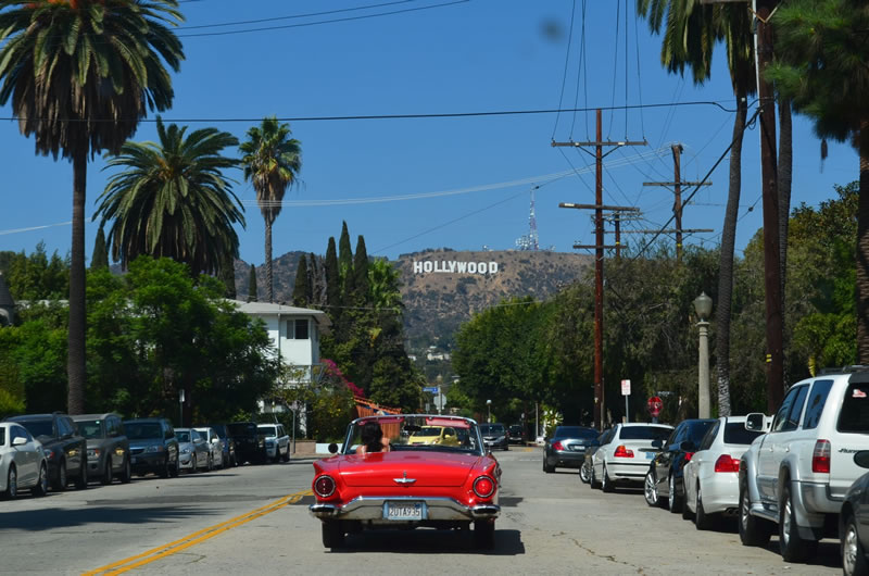 Car in Hollywood