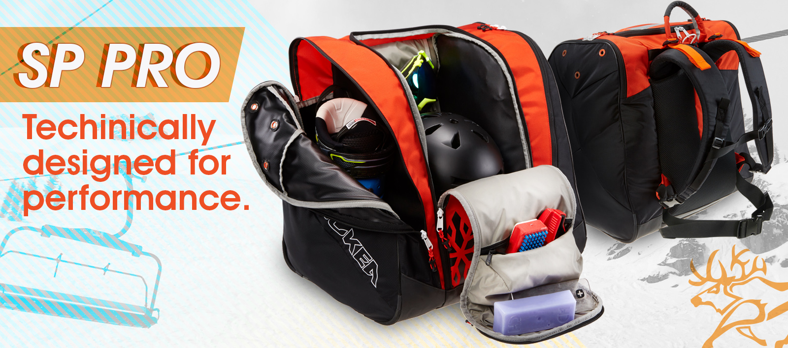 Ski & Ski Boot Backpacks Kulkea